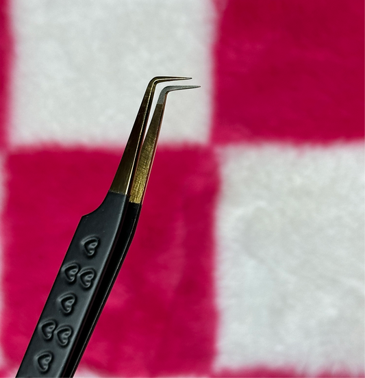 AROLASH FIBRE TIP 90 Degree/L Shaped Tweezer