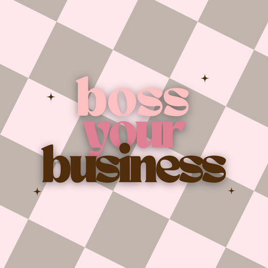 BOSS YOUR BUSINESS - 1:1 IN PERSON TRAINING COURSE